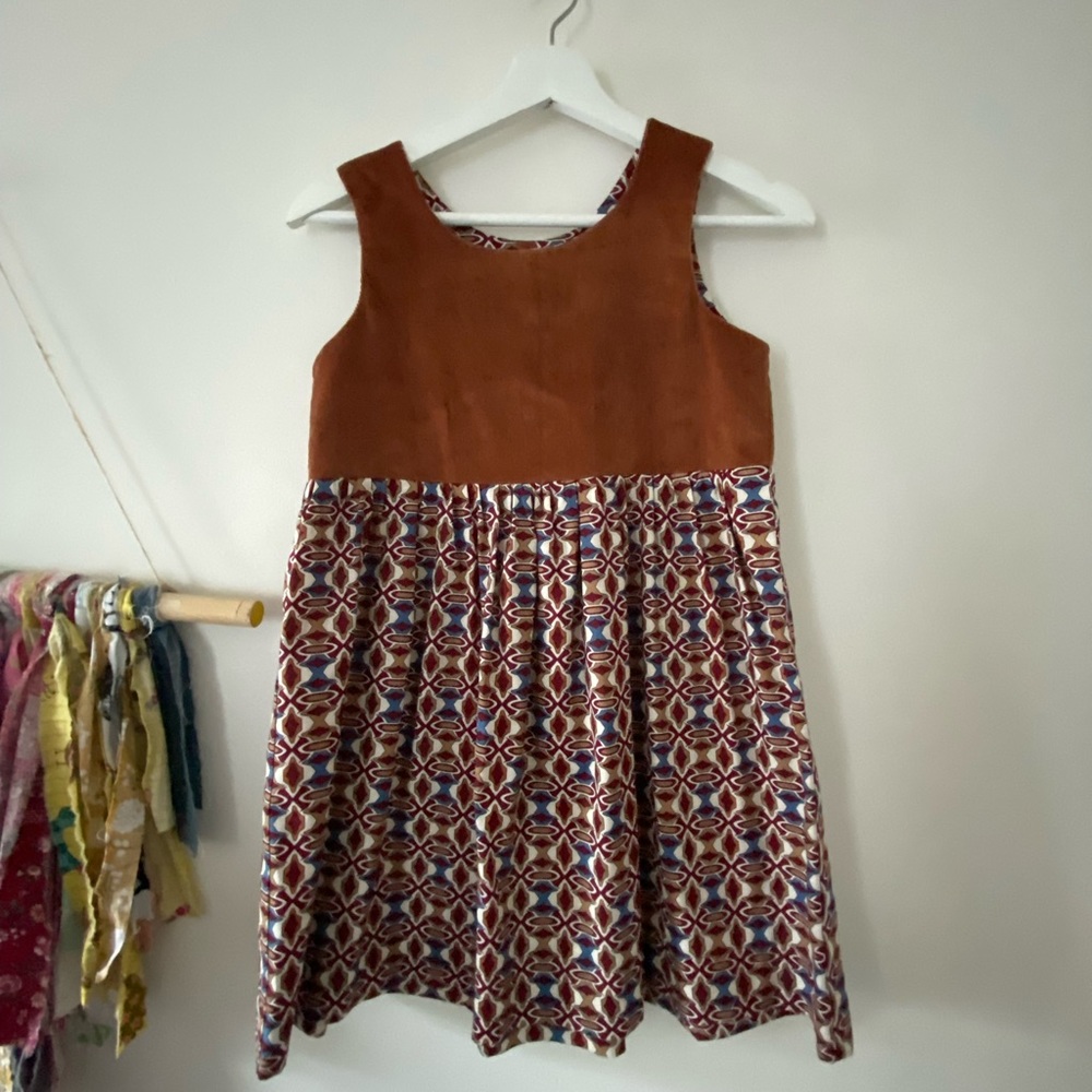 Handmade Excellent condition corduroy dress